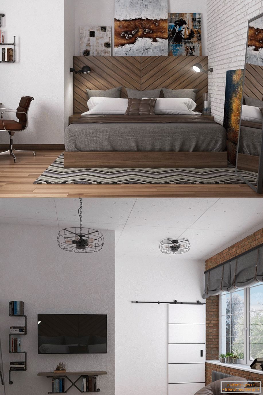 Design de interiores de estilo loft