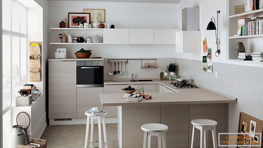 Design de interiores de cozinha