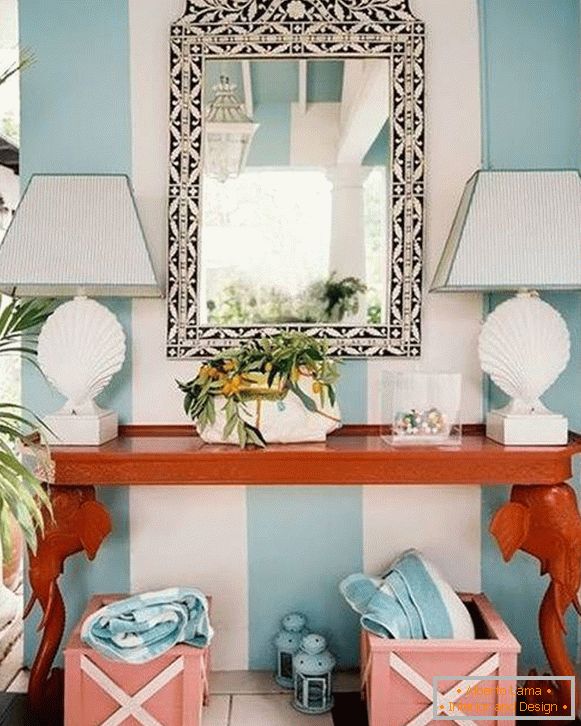 Design de interiores em estilo tropical