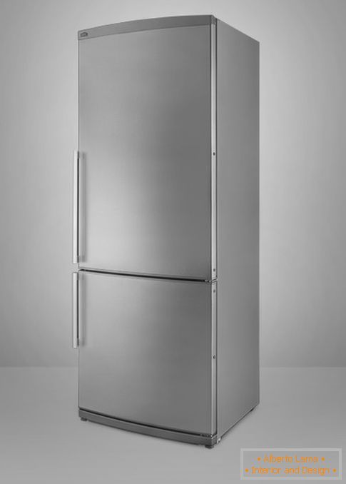 Refrigerador elegante de dois compartimentos