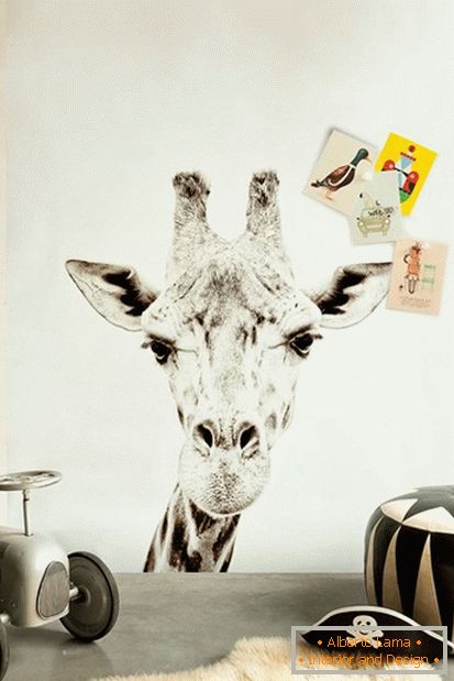Papéis de parede de foto com girafa