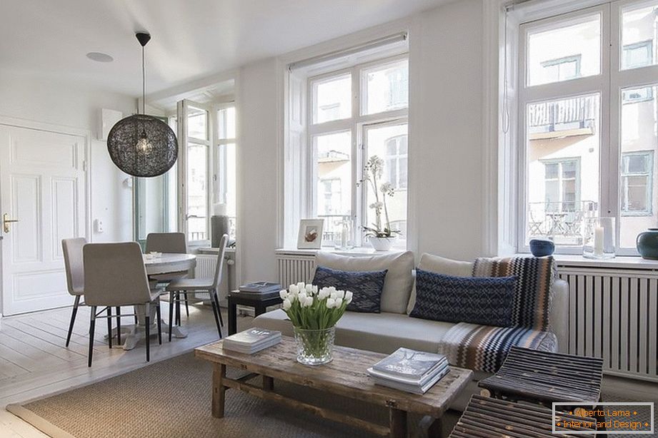 Remodelação apartamento elegante na Suécia