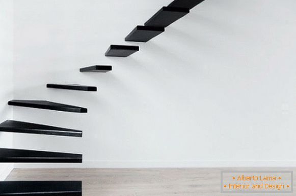 Escada minimalista-École