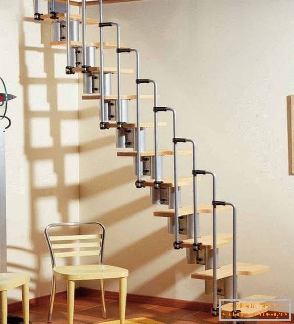 escada com degraus incomuns