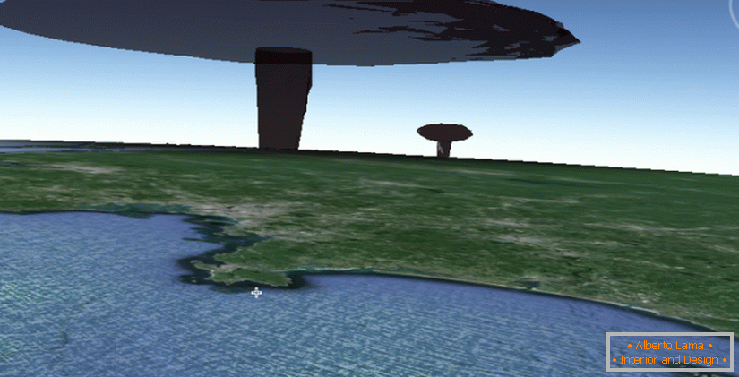 3D- Simulador de consequências da explosão de uma bomba nuclear