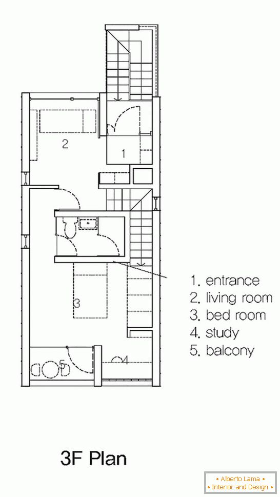 O layout de uma casa compacta - фото 3