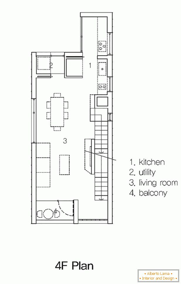 O layout de uma casa compacta - фото 4