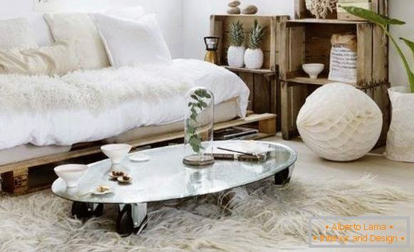 tapete branco com longa soneca, foto 11