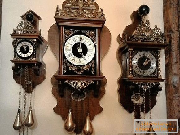 relógio de parede vintage, foto 39
