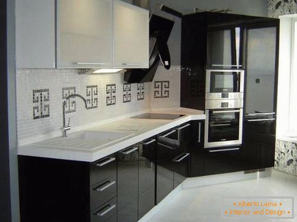 Cozinha preto e branco, foto 18