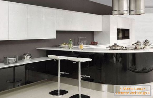 Cozinha preto e branco, foto 6