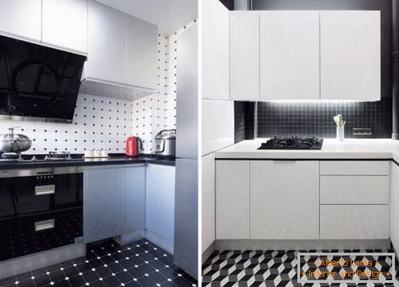 Cozinha preto e branco, foto 9