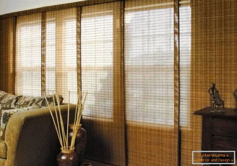 Cortinas de bambu