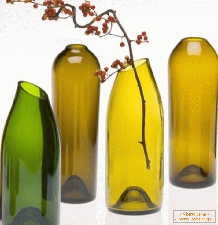 Vasos de garrafas