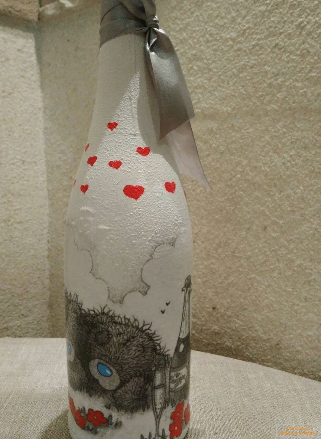 Desenhar na garrafa