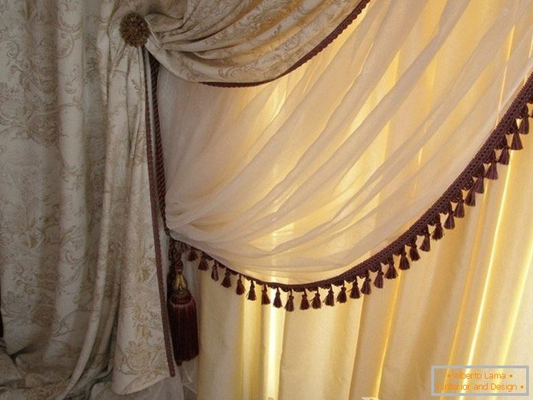 Franja nas cortinas