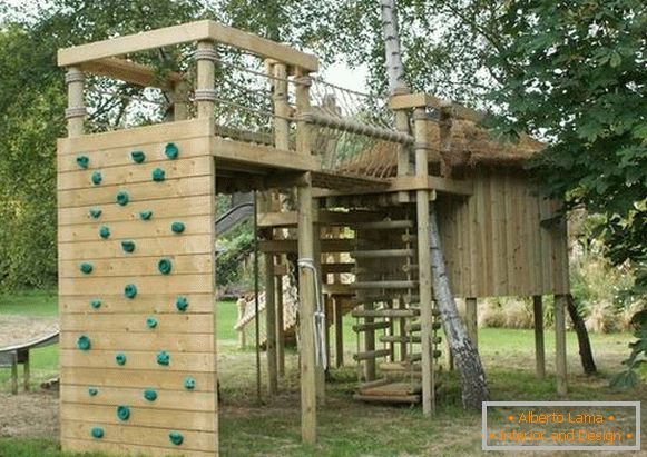 sportivnyy-complexo de madeiras infantil