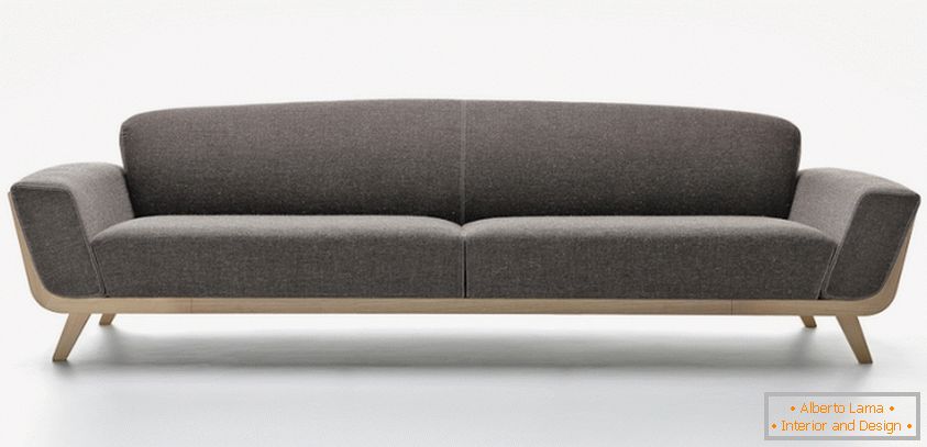 Design de um sofá na sala de estar