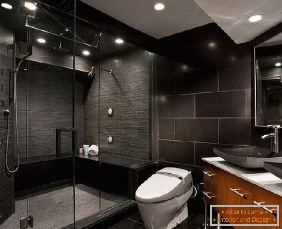 design de grande casa de banho com chuveiro, foto 6