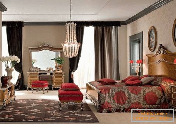 Design luxuoso quarto em uma casa privada