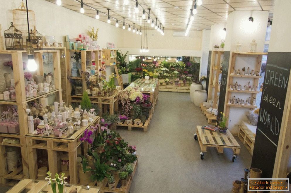 Design de loja de flores