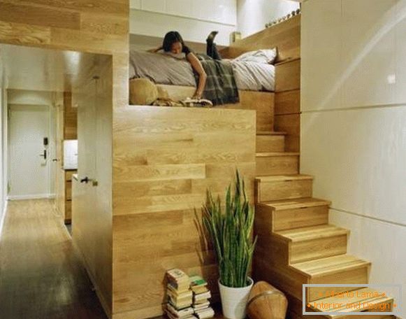 design de interiores de um pequeno apartamento de um quarto, foto 33
