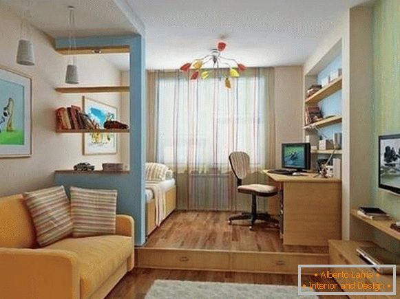 design de um quarto pequeno apartamento, foto 8