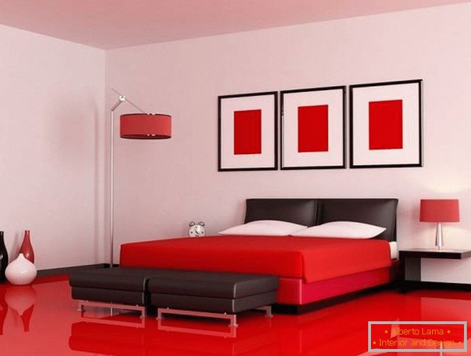 design de quarto vermelho, foto 25