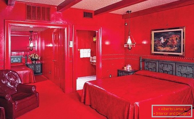 design do quarto vermelho, foto 28