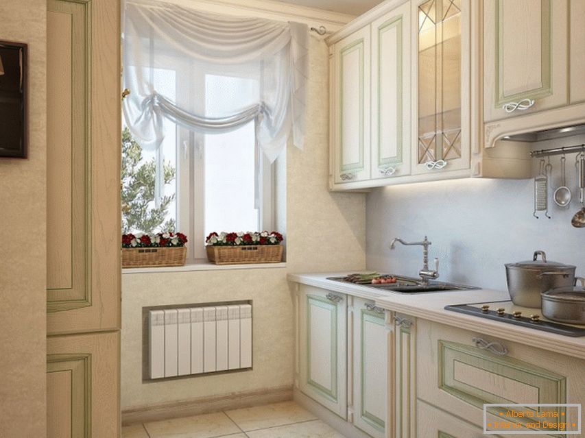 Design da sala de cozinha