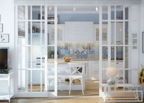 design de sala de estar combinada com cozinha, foto 37