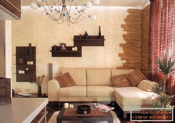 cozinha design 14 m2 com sofá, foto 4