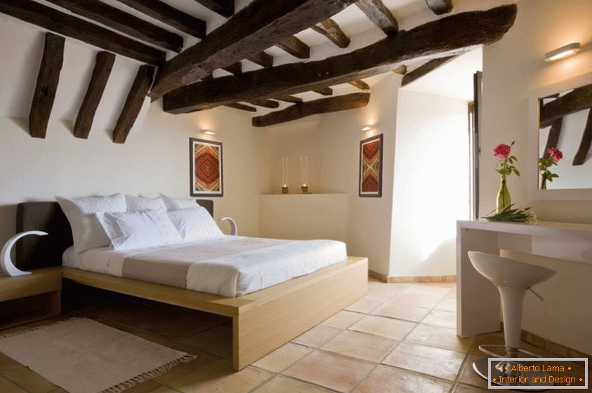 Design de um quarto no estilo de Provence