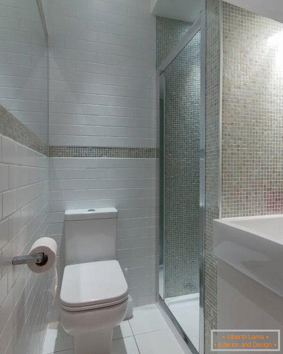 Banheiro pequeno e combinado - as melhores ideias modernas