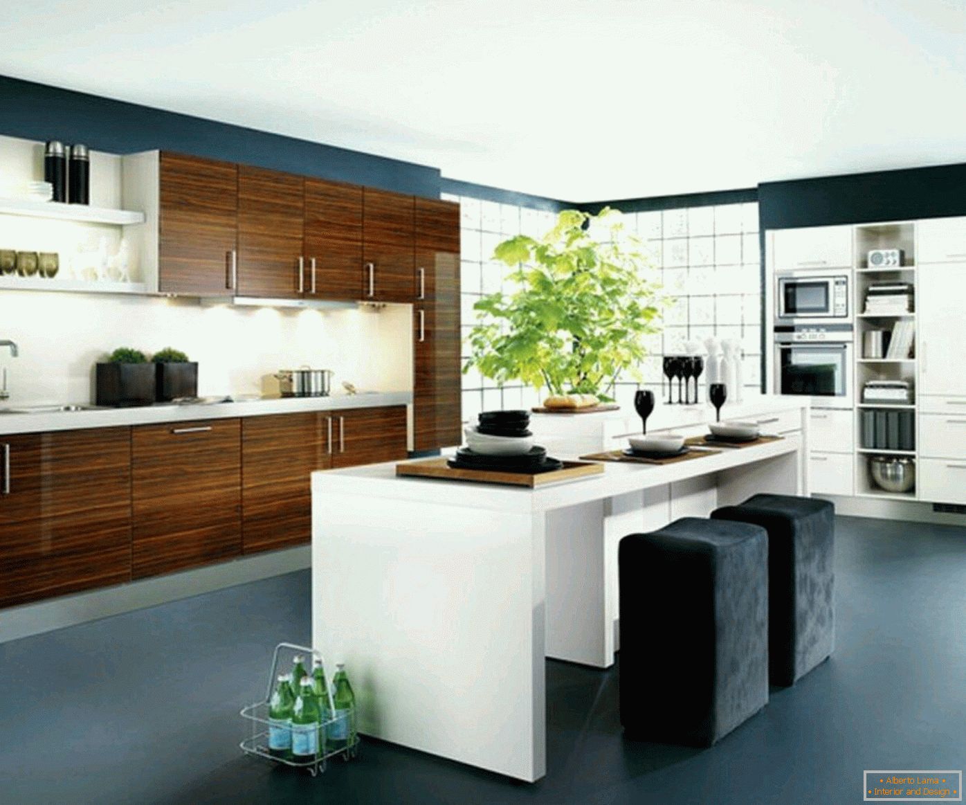 Design moderno da cozinha