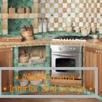 Cozinha com um interior no estilo da Provence