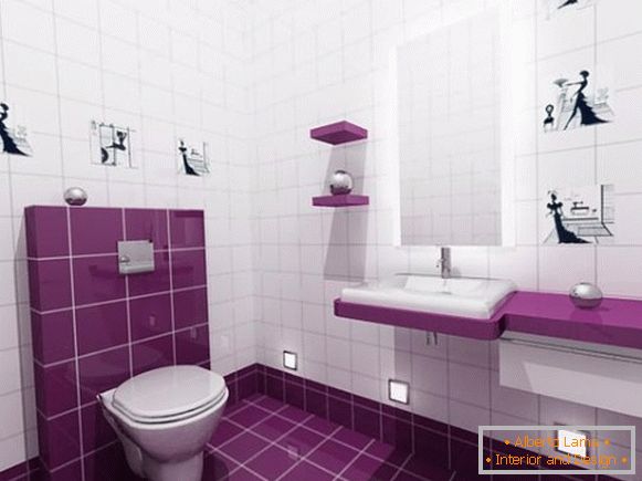Design de azulejos no banheiro, foto 12