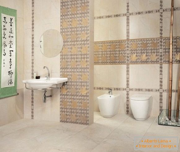 Design de azulejos no banheiro, foto 25