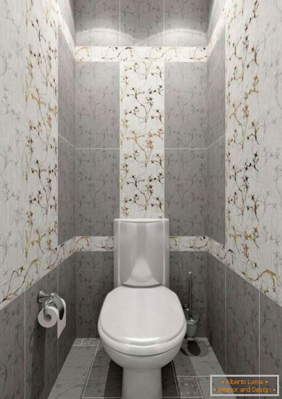Azulejo em pequena foto de design de banheiro 4