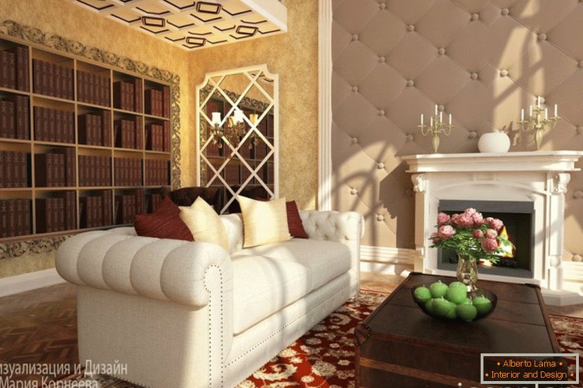 Design do design da sala de estar от компании igenplan.ru