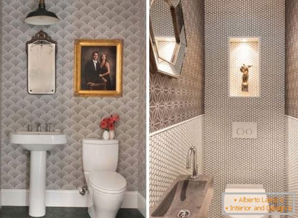 Design higiênico cinza - foto idéias modernas de 2017