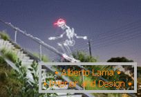 Designer Darren Pearson e seus esqueletos de luz
