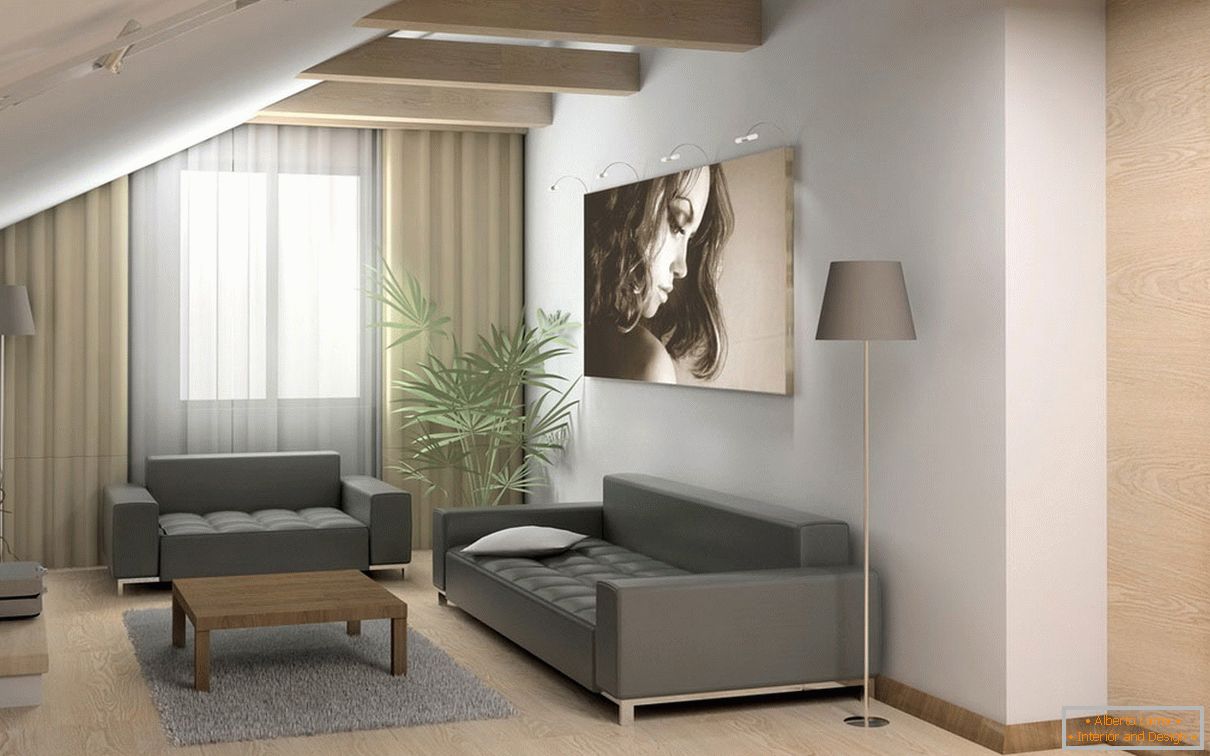 Interior de um pequeno apartamento