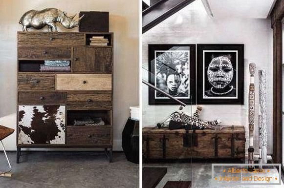 Mobiliário Africano e decoração étnica no design da casa
