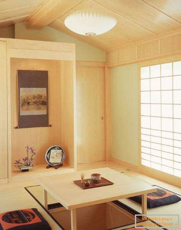 Interior incomum - o estilo étnico do Japão
