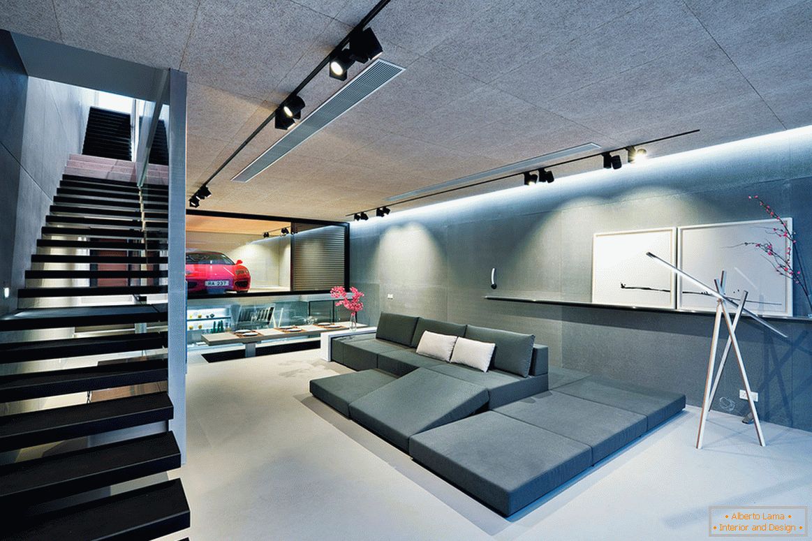 Design de interiores de garagem