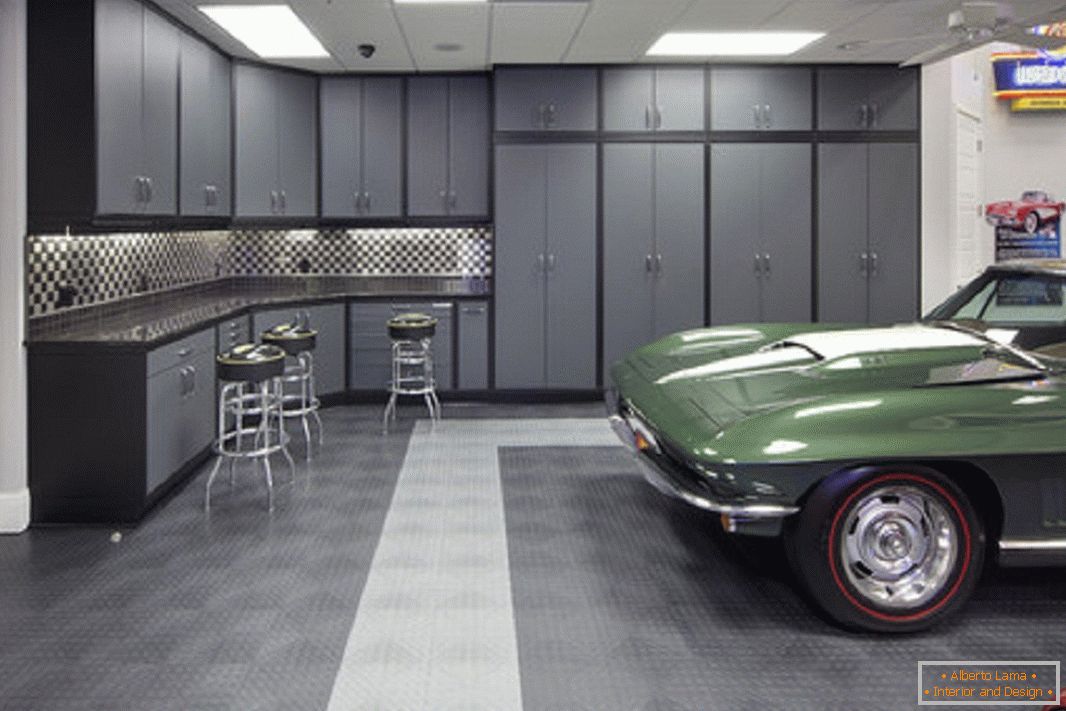 Design de interiores de garagem