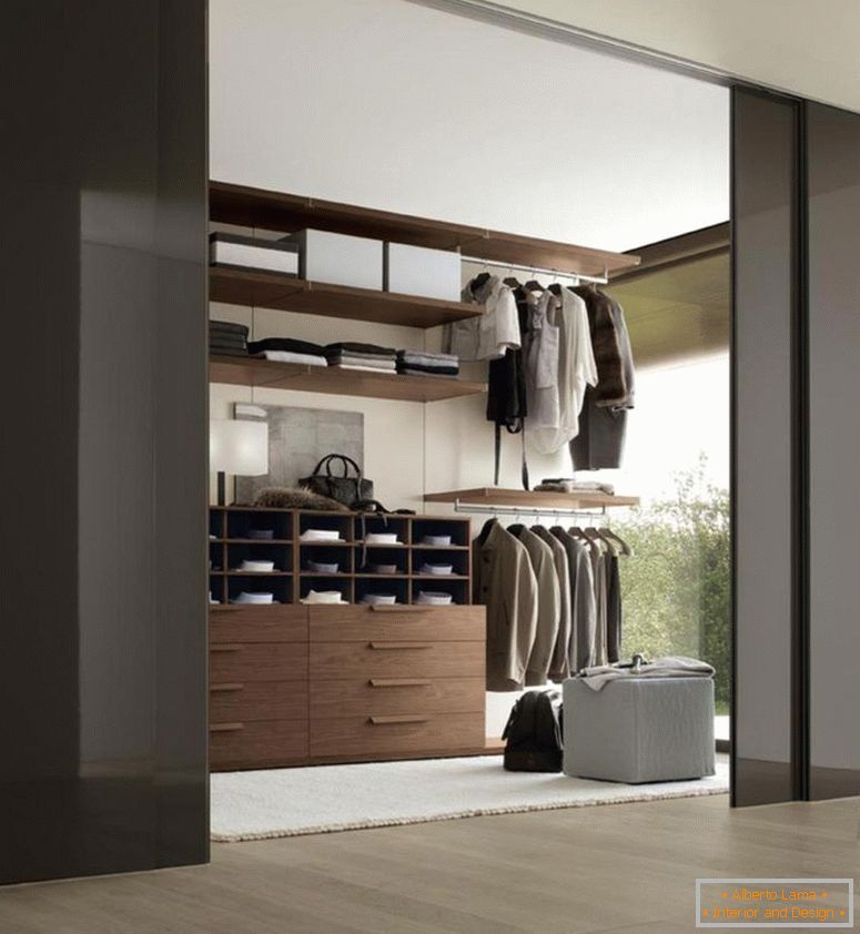 Guarda-roupa 2 sq. m. m. - uma foto de opções de design