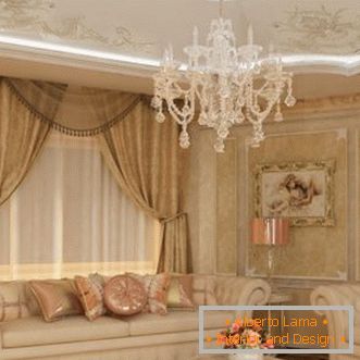 Sala de estar em estilo italiano - 75 fotos de idéias de