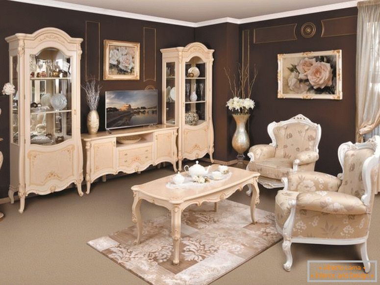 Sala de estar em estilo italiano - 75 fotos de idéias de